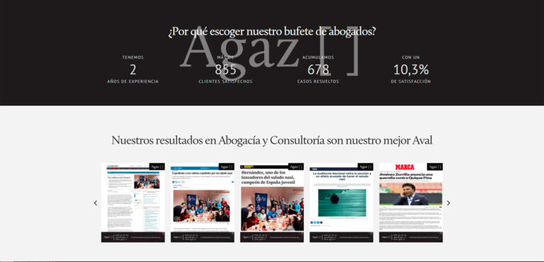 diseño web Agaz