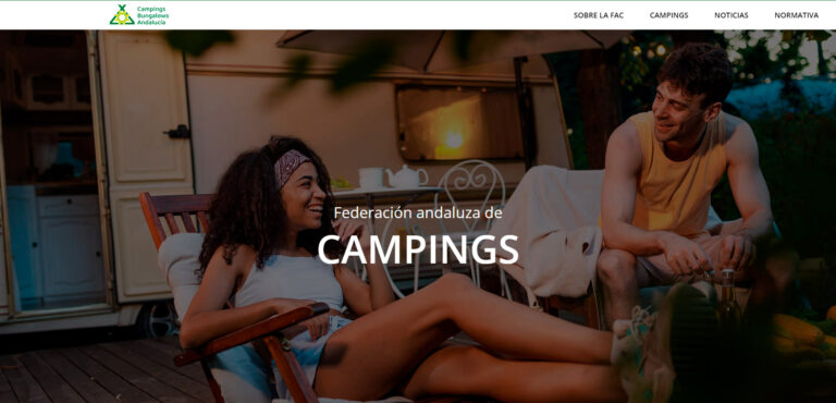 diseño web campings Andalucía