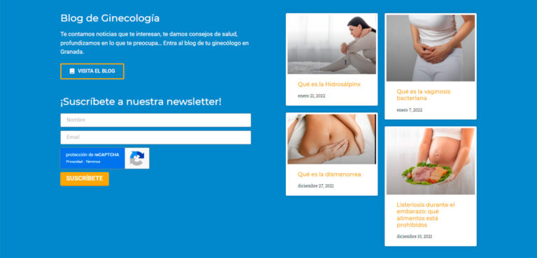 diseño web Clinica Pedrosa