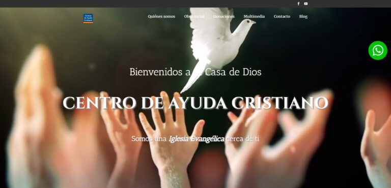 diseño web Centro de Ayuda Cristiano