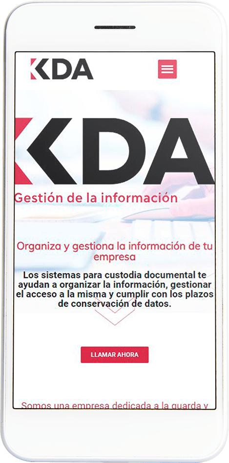 diseño responsive KDA
